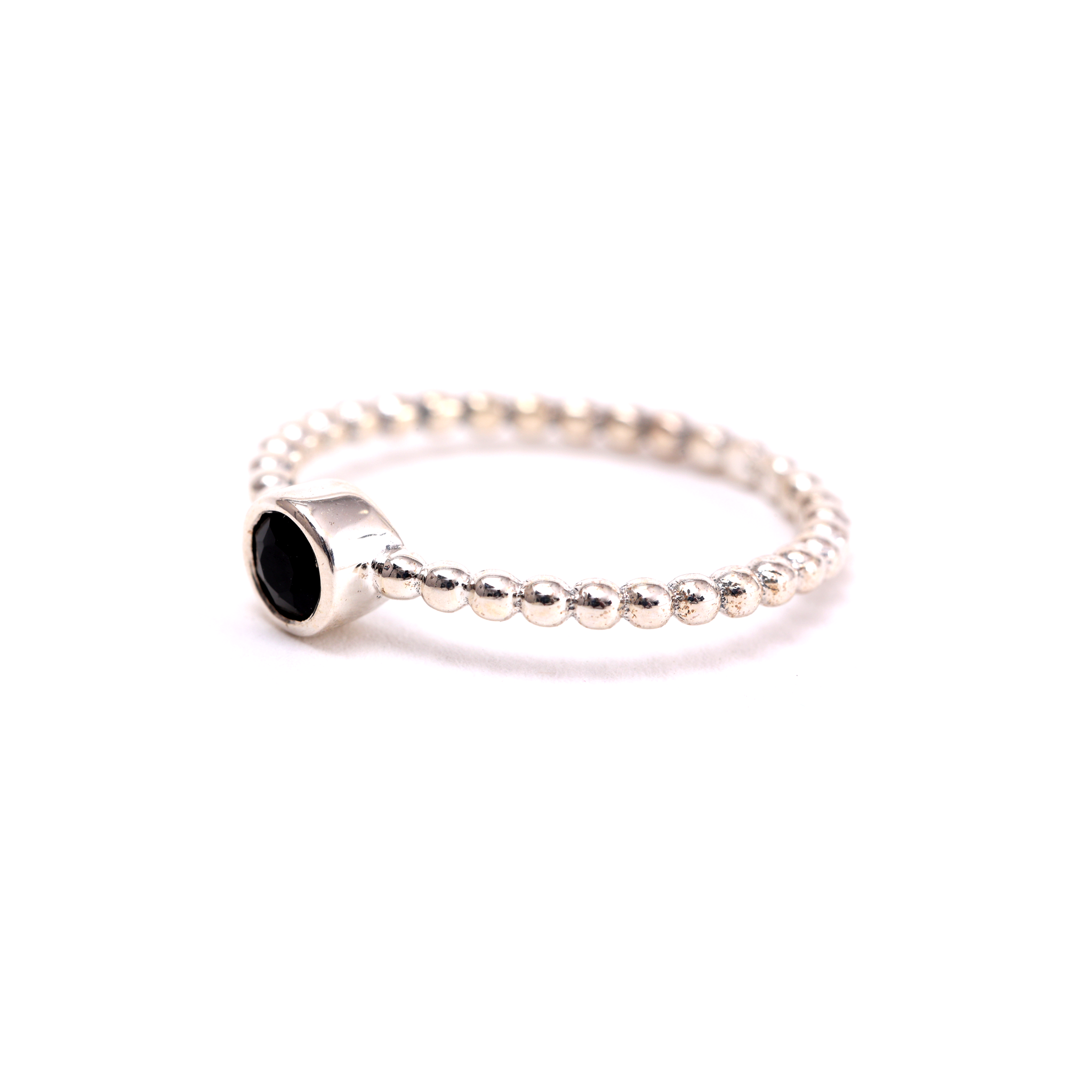 Geometrical Circle Gem - Black Onyx