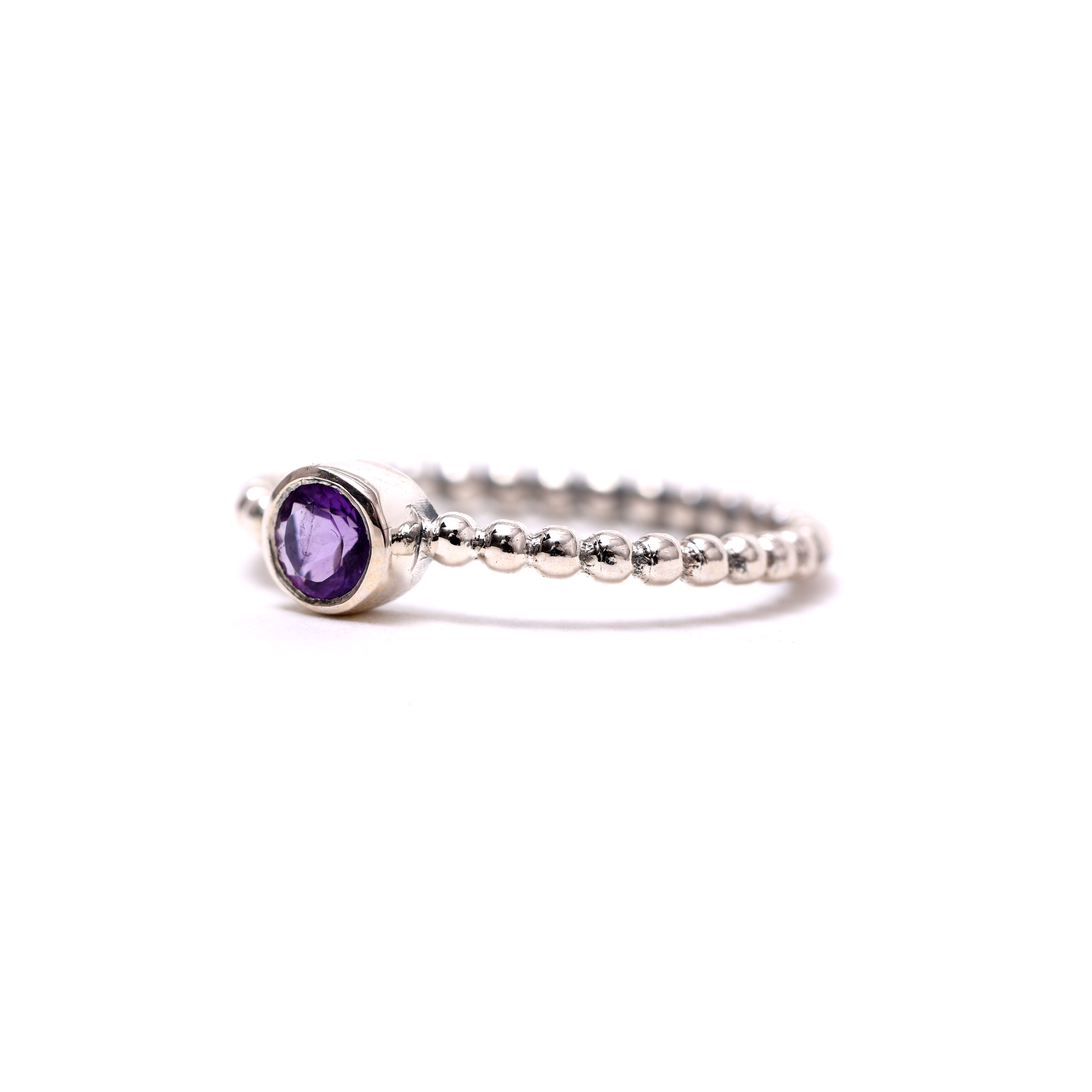 Geometrical Circle Gem - Amethyst