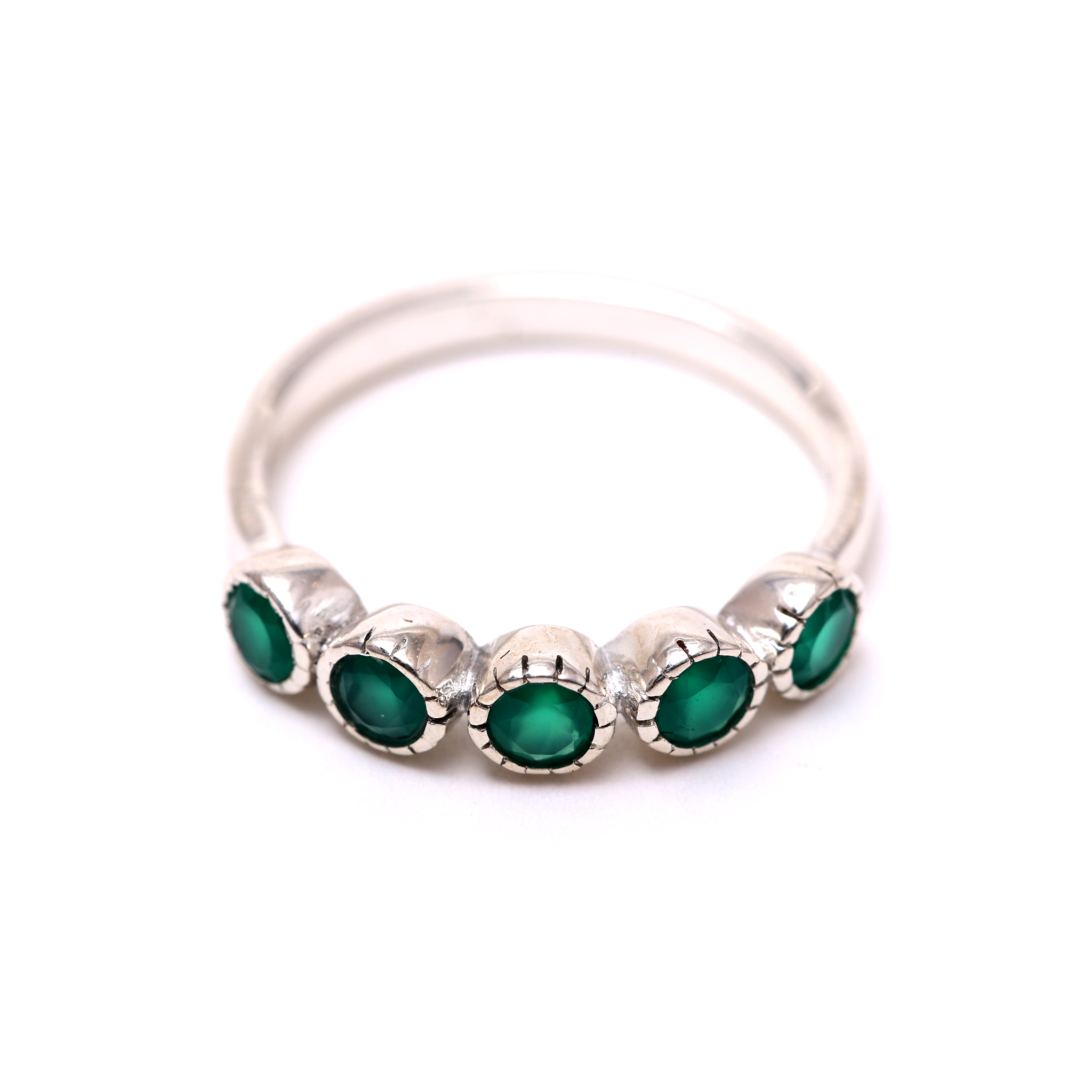 Circles of Gem - Green Onyx