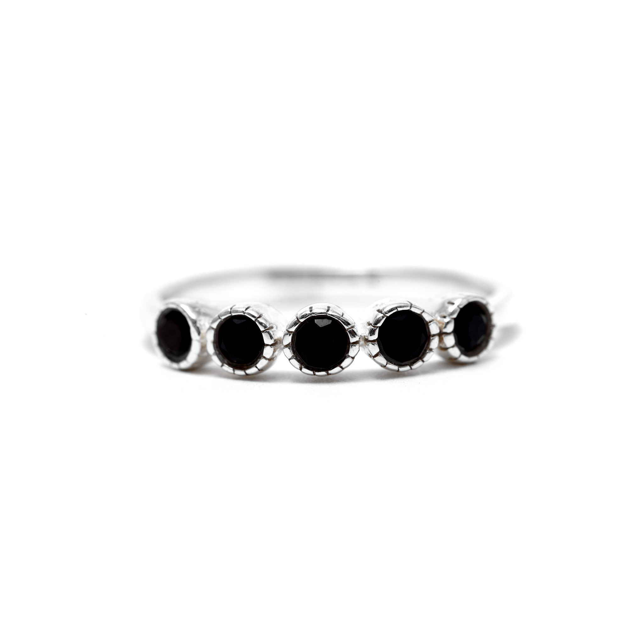 Circles of Gem - Black Onyx