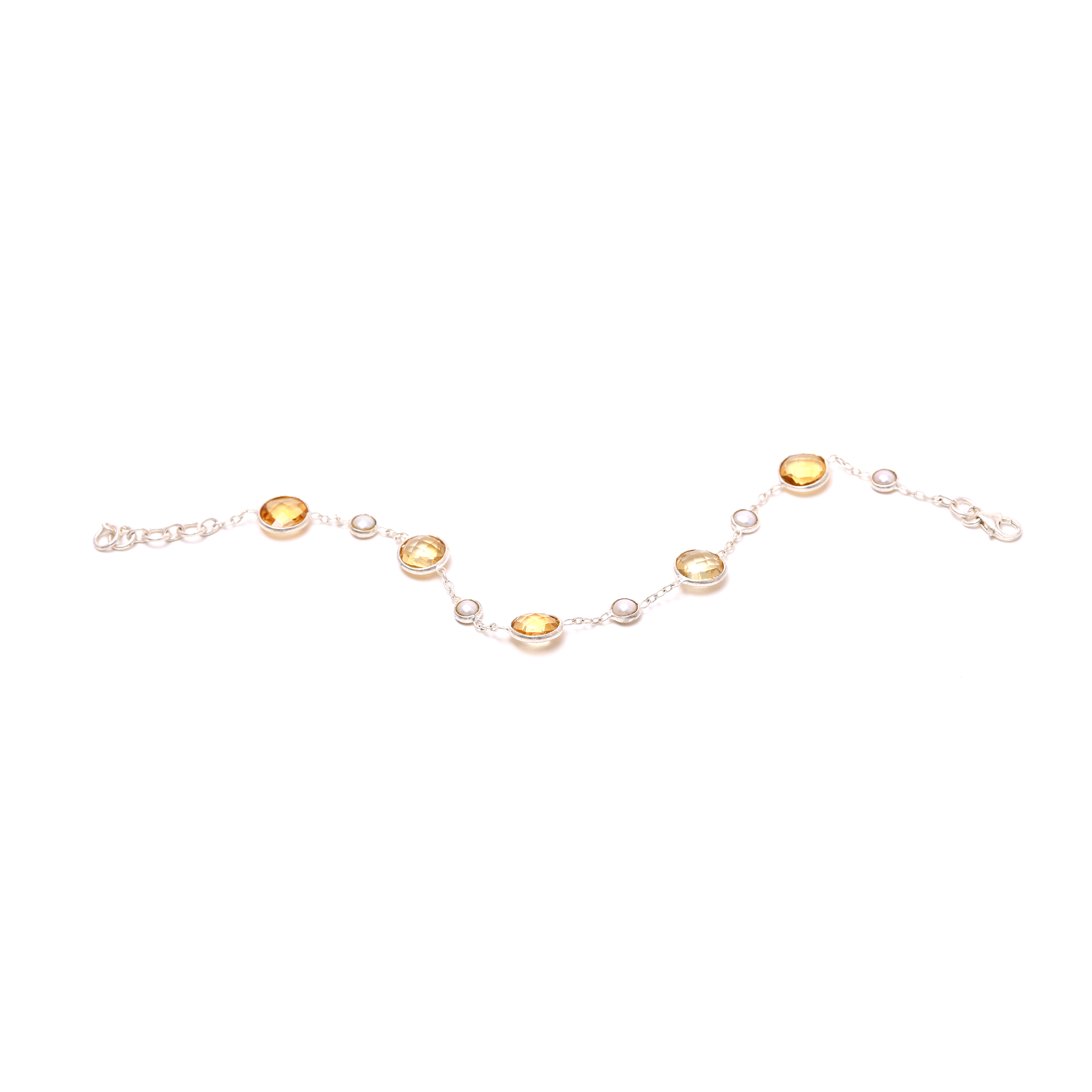 Circle Beads - Citrine