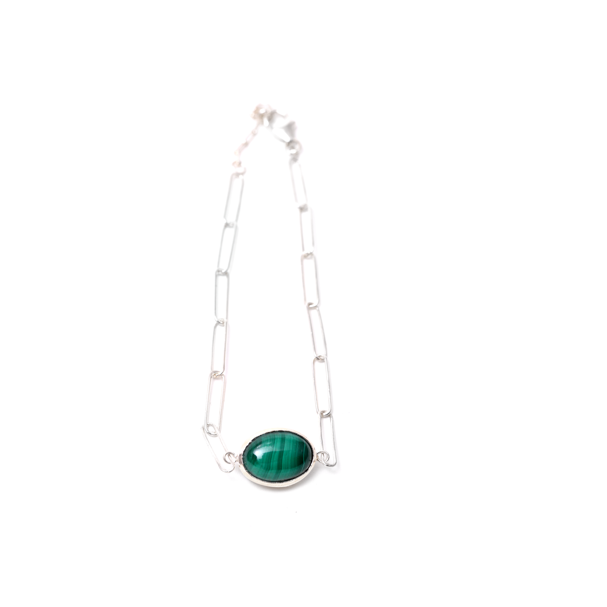 Oval Single Stone - Malachite