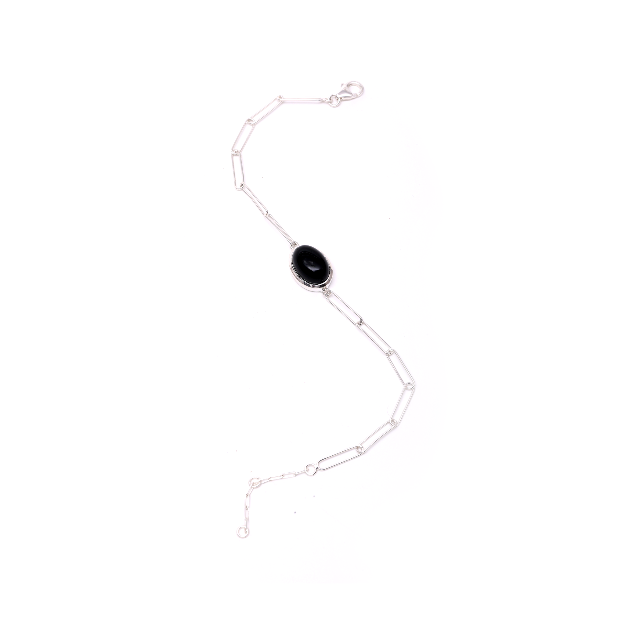 Oval Single Stone - Black Onyx