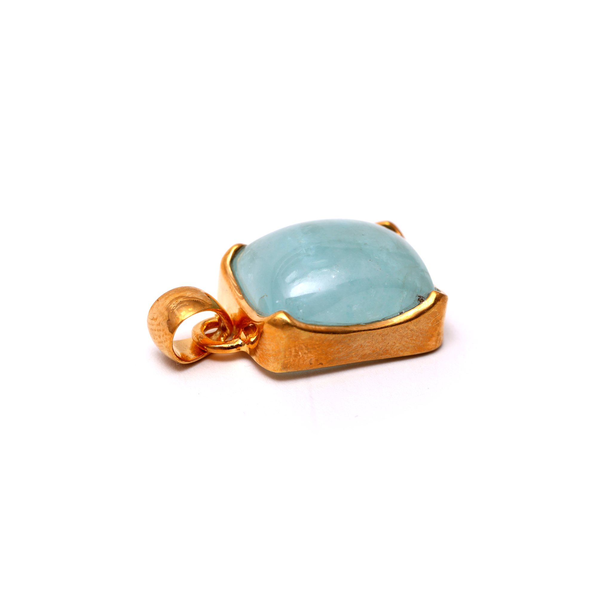 Chalcedony Pendant  - Square Shaped