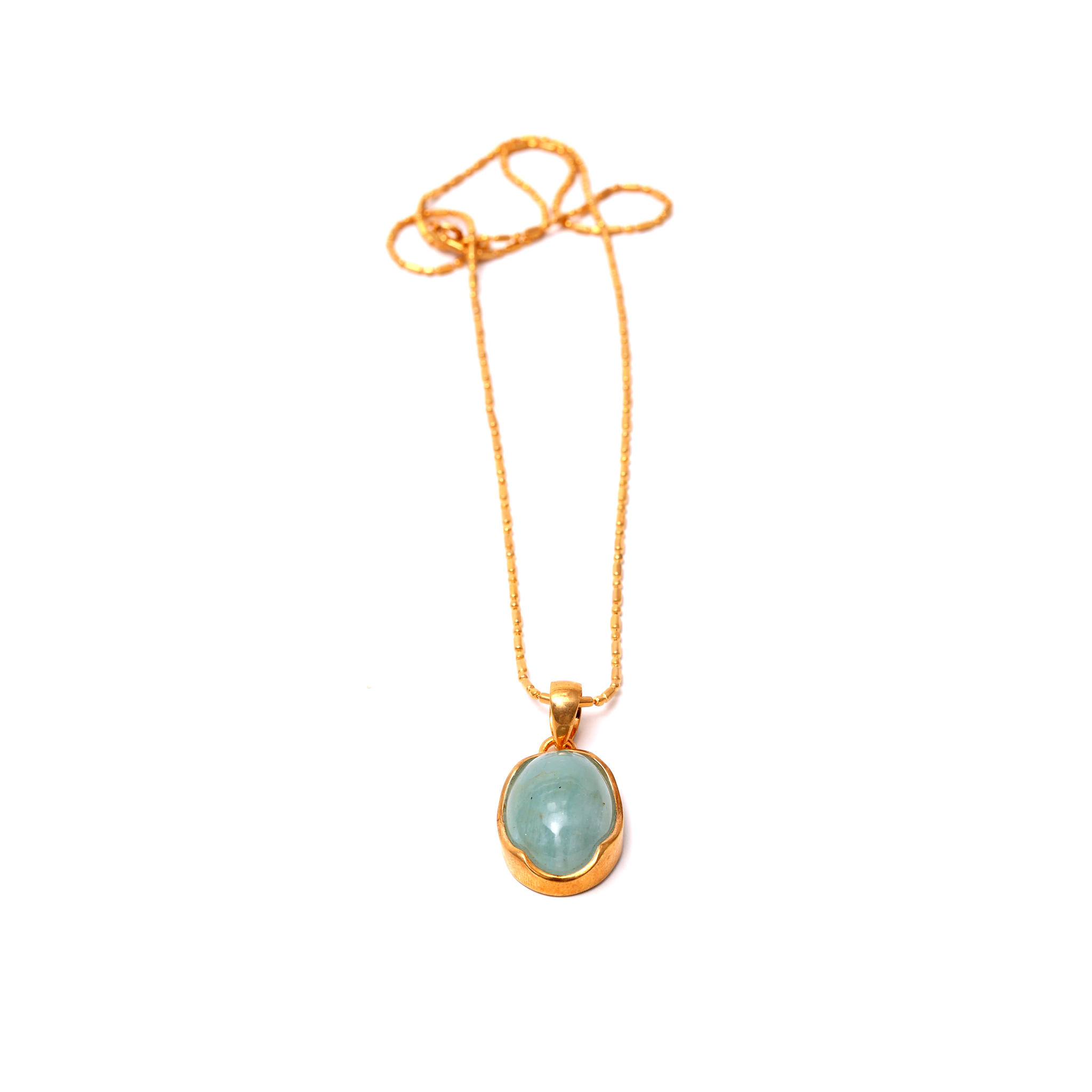 Chalcedony Pendant - Oval Shaped