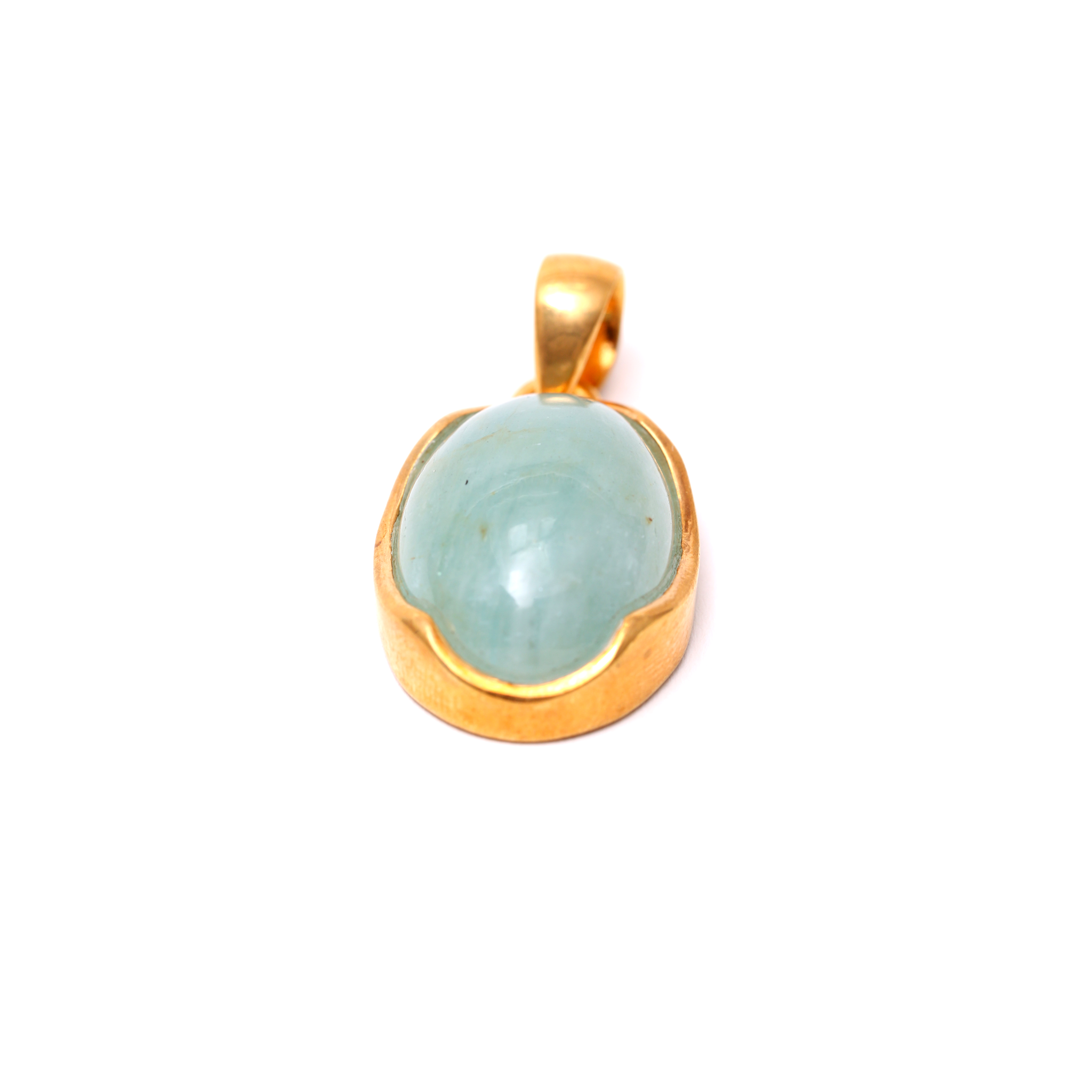 Chalcedony Pendant - Oval Shaped