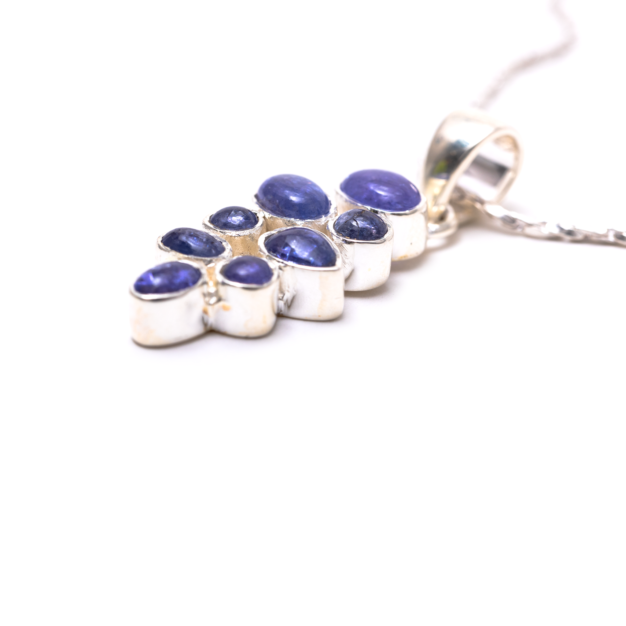 Leaves Pattern Pendant - Silver