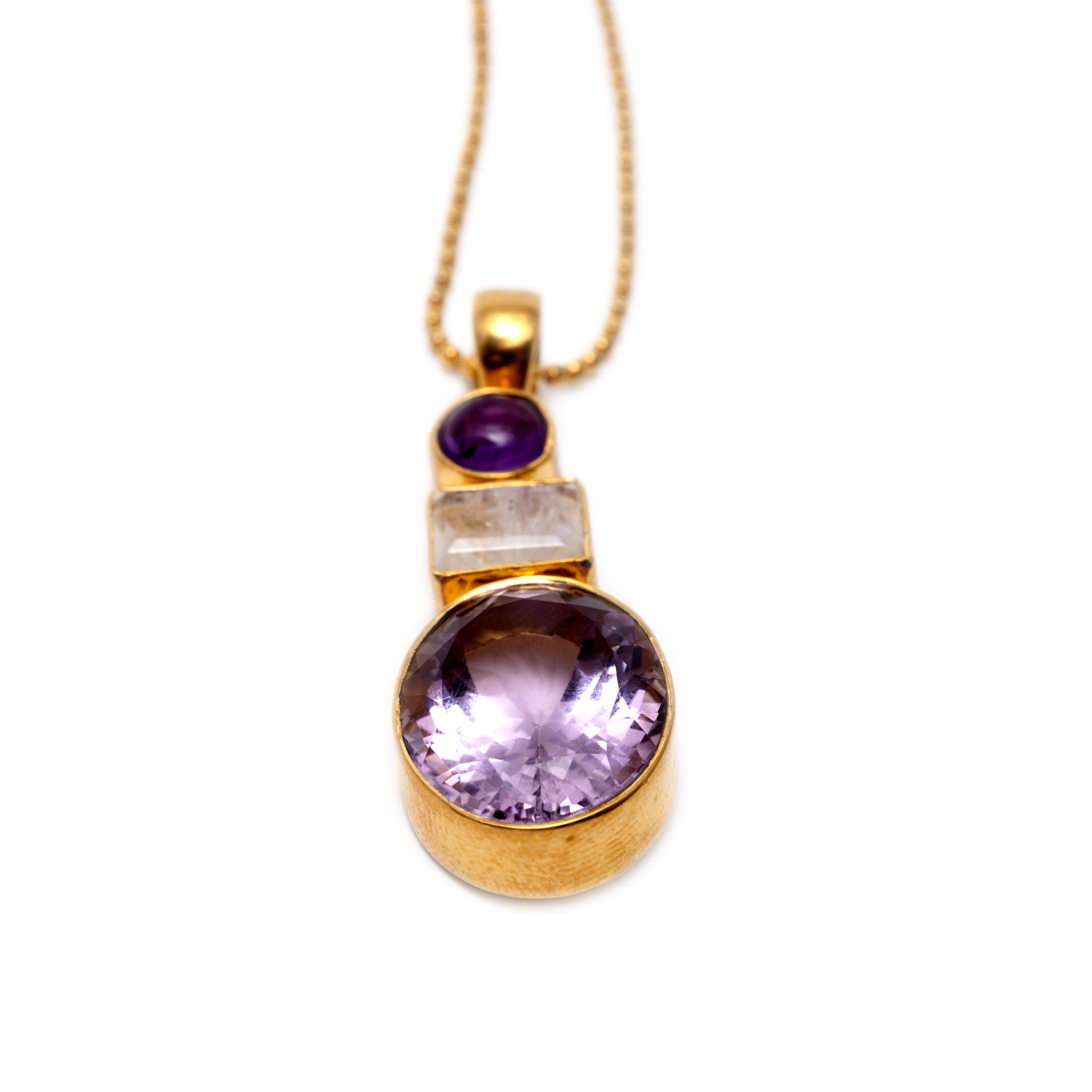 Designer Amethyst Pendant – design variation