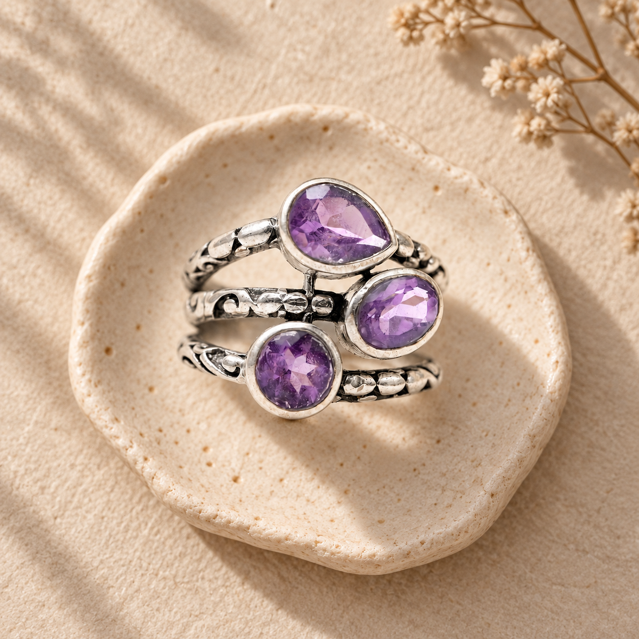Saanjh Stack Ring