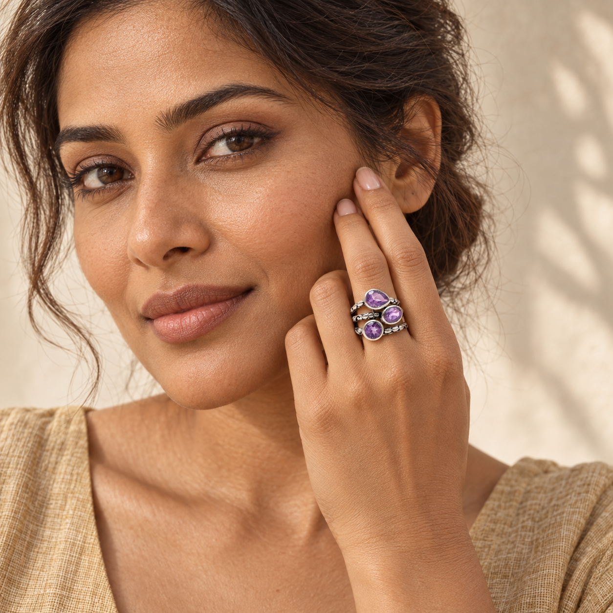 Saanjh Stack Ring