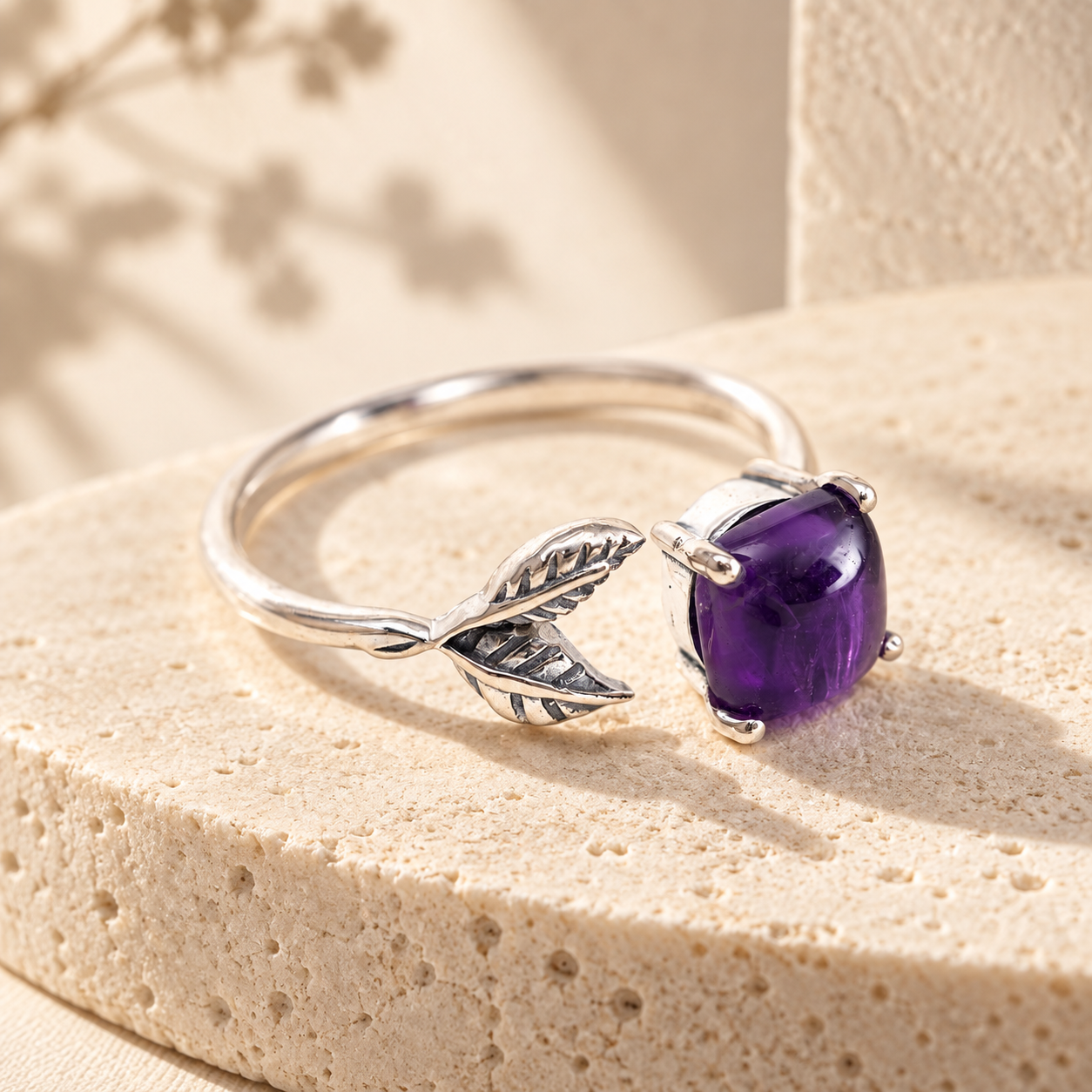 Sacred Leaf Ring