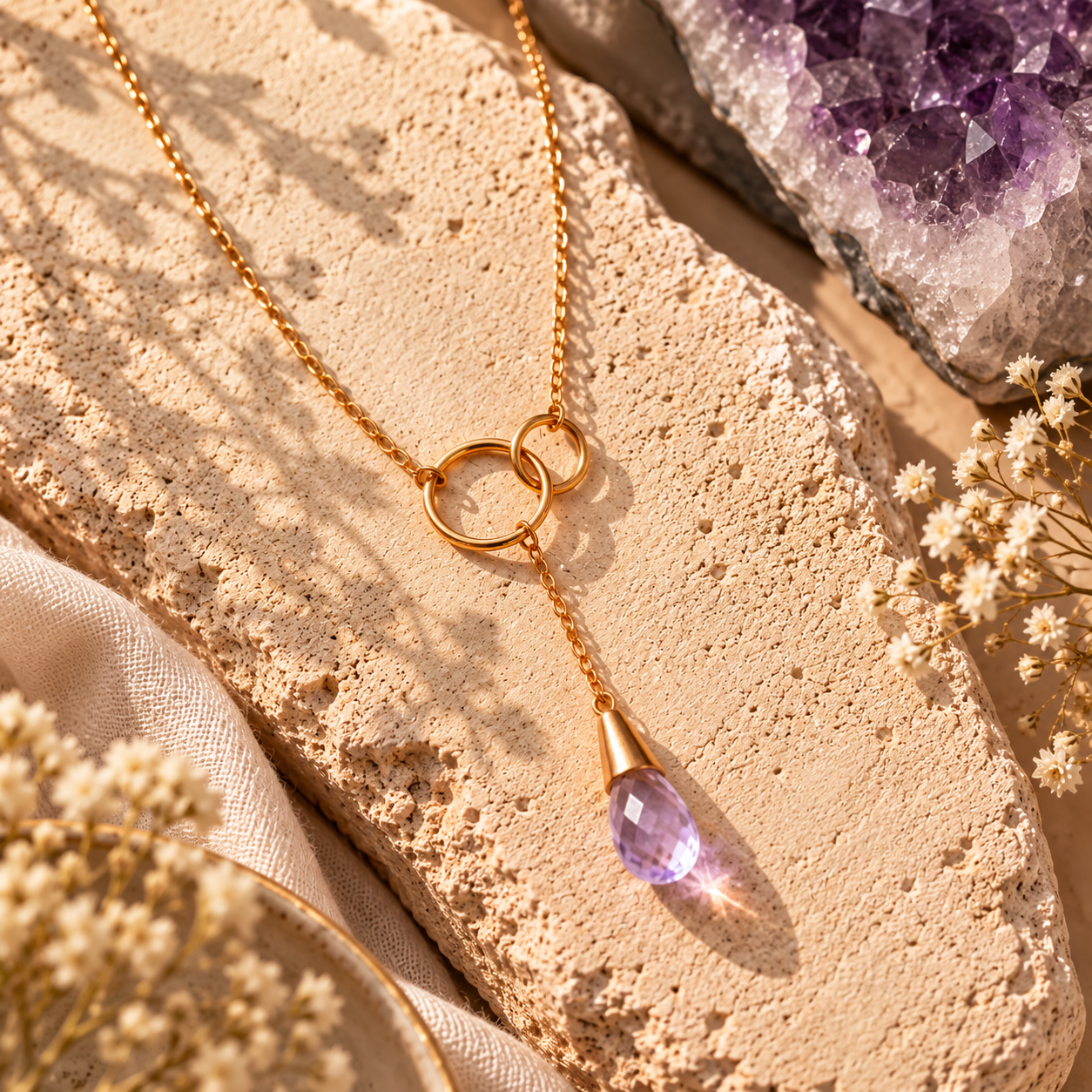 Daira Drop Necklace