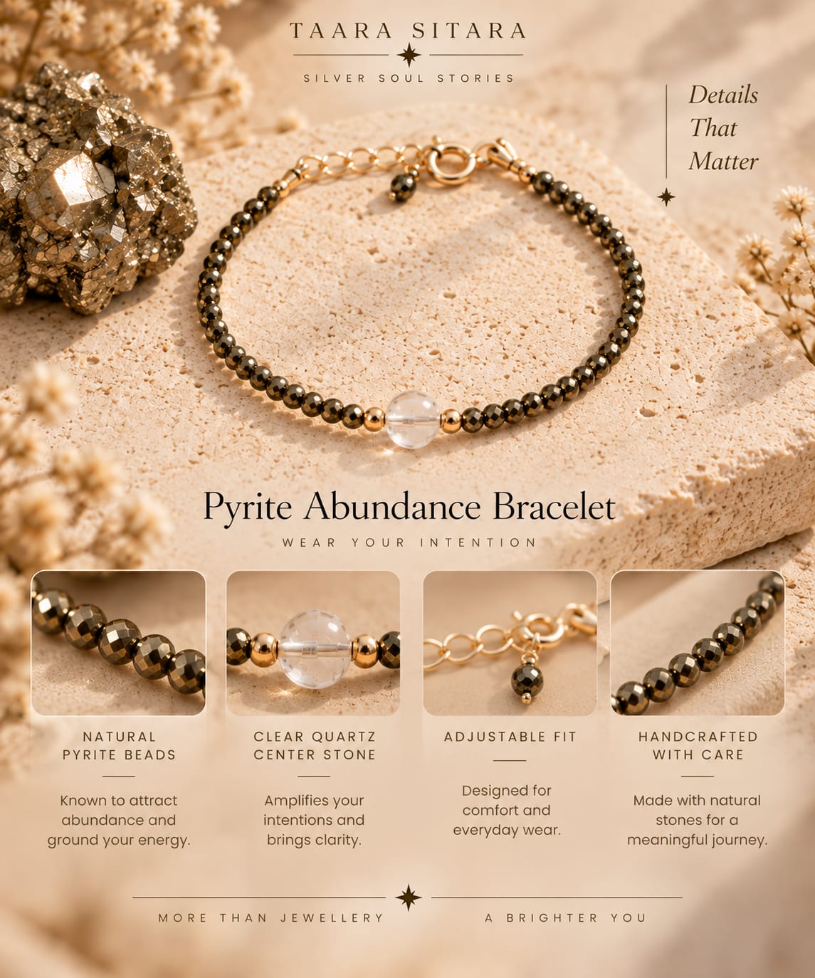 Pyrite Abundance Bracelet