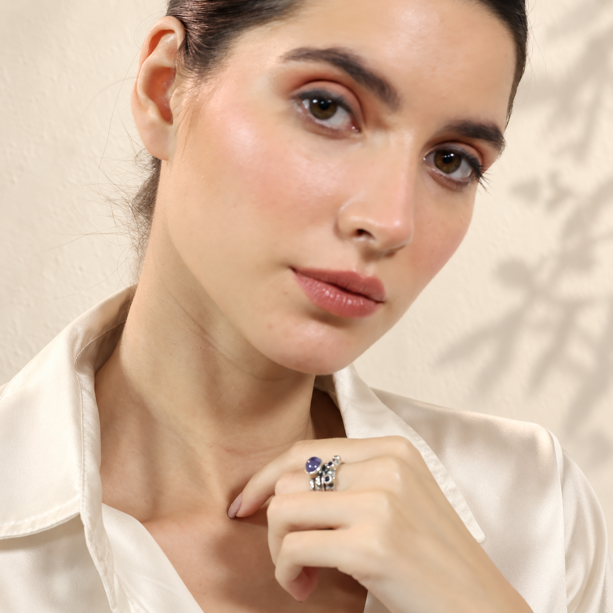 lolite Art Ring