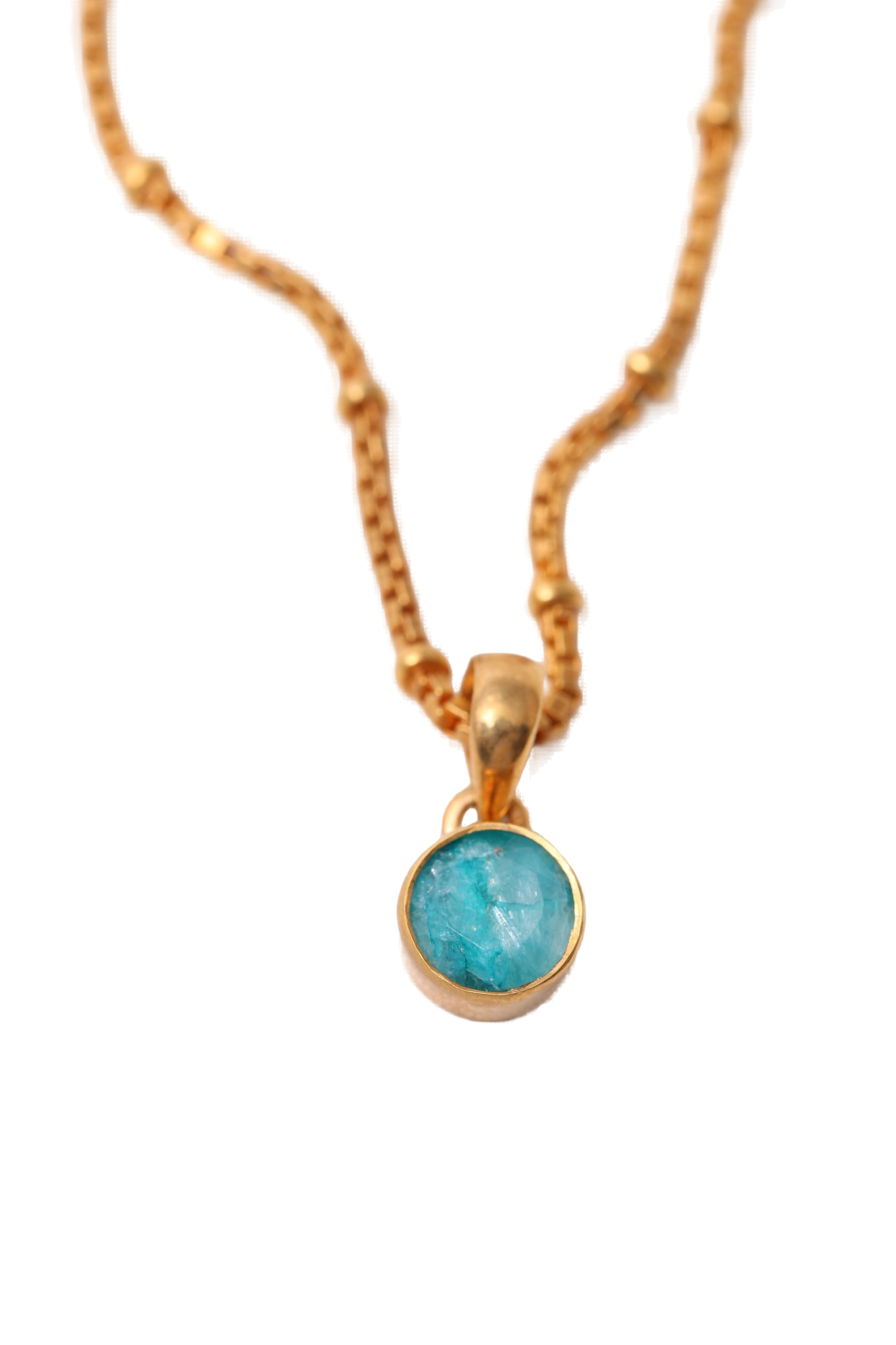 Mini Soul Pendant — Round — Emerald