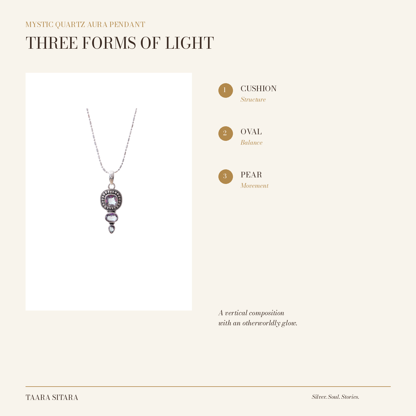 Mystic Quartz Aura Pendant – details and variations