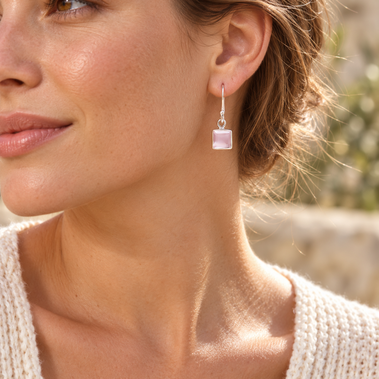 Dancing Light Earrings lifestyle creative