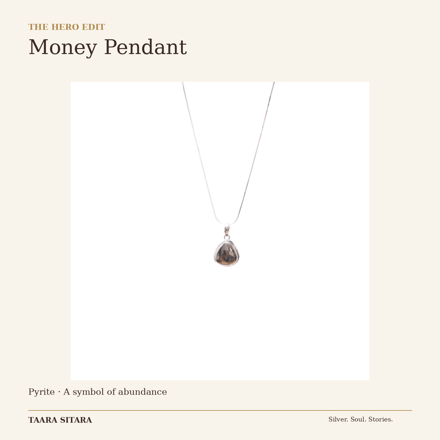 Money Pendant – clean product hero