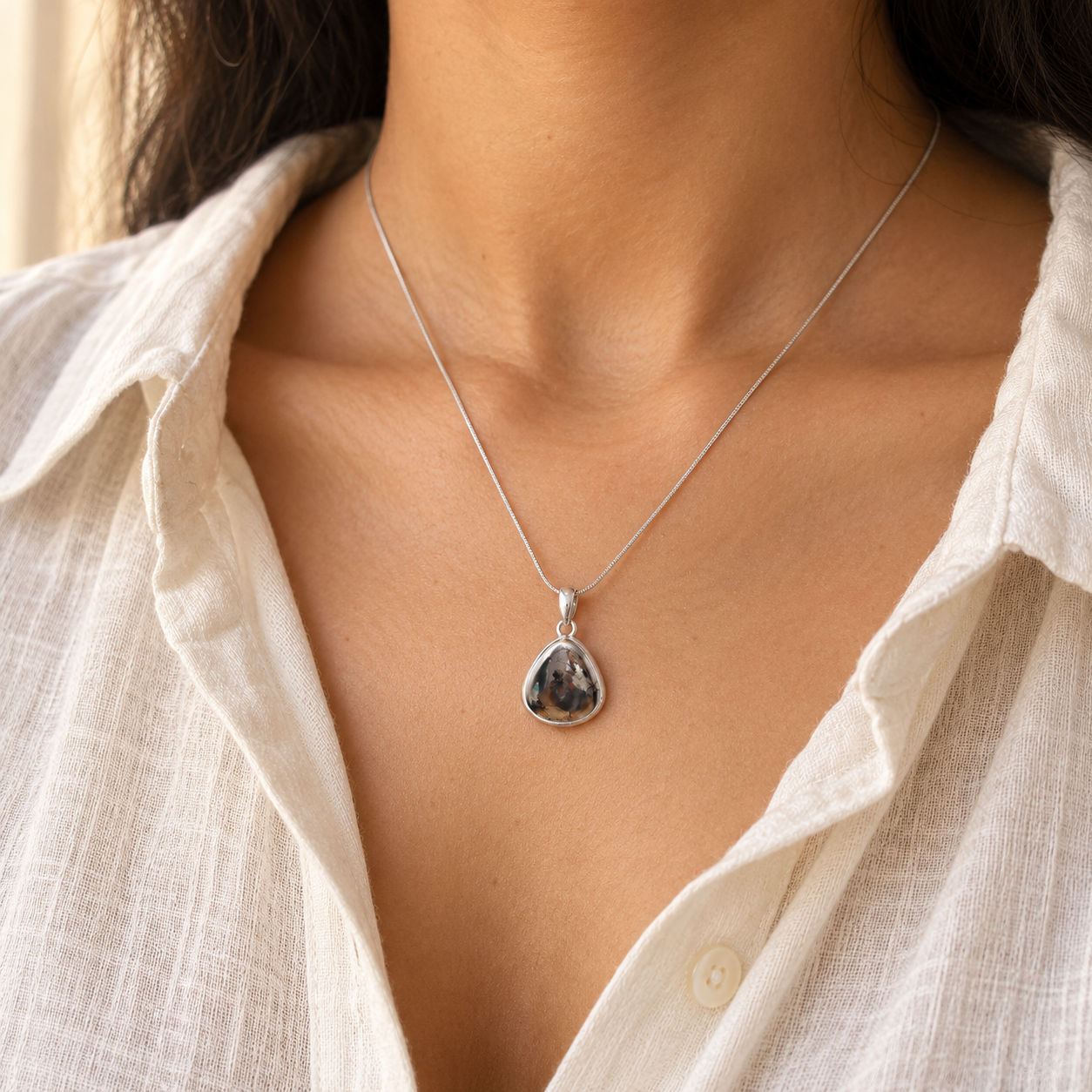 Money Pendant – close-up lifestyle